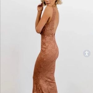 Baltic Born Valentine Copper Maxi Dress